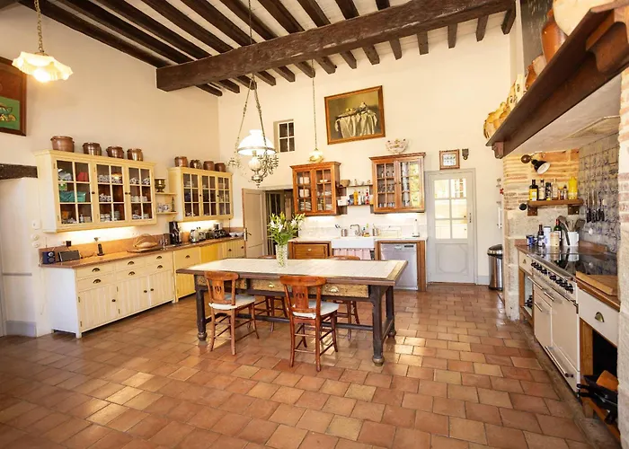 빌라 18th Century Chateau With Stunning Pool & Gardens Castelnau-Picampeau